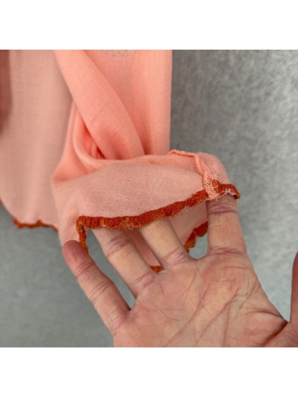 Free People Womens Love Me Two Times Tie Front Top Size M Pink Embroidered Boho - Picture 5 of 13